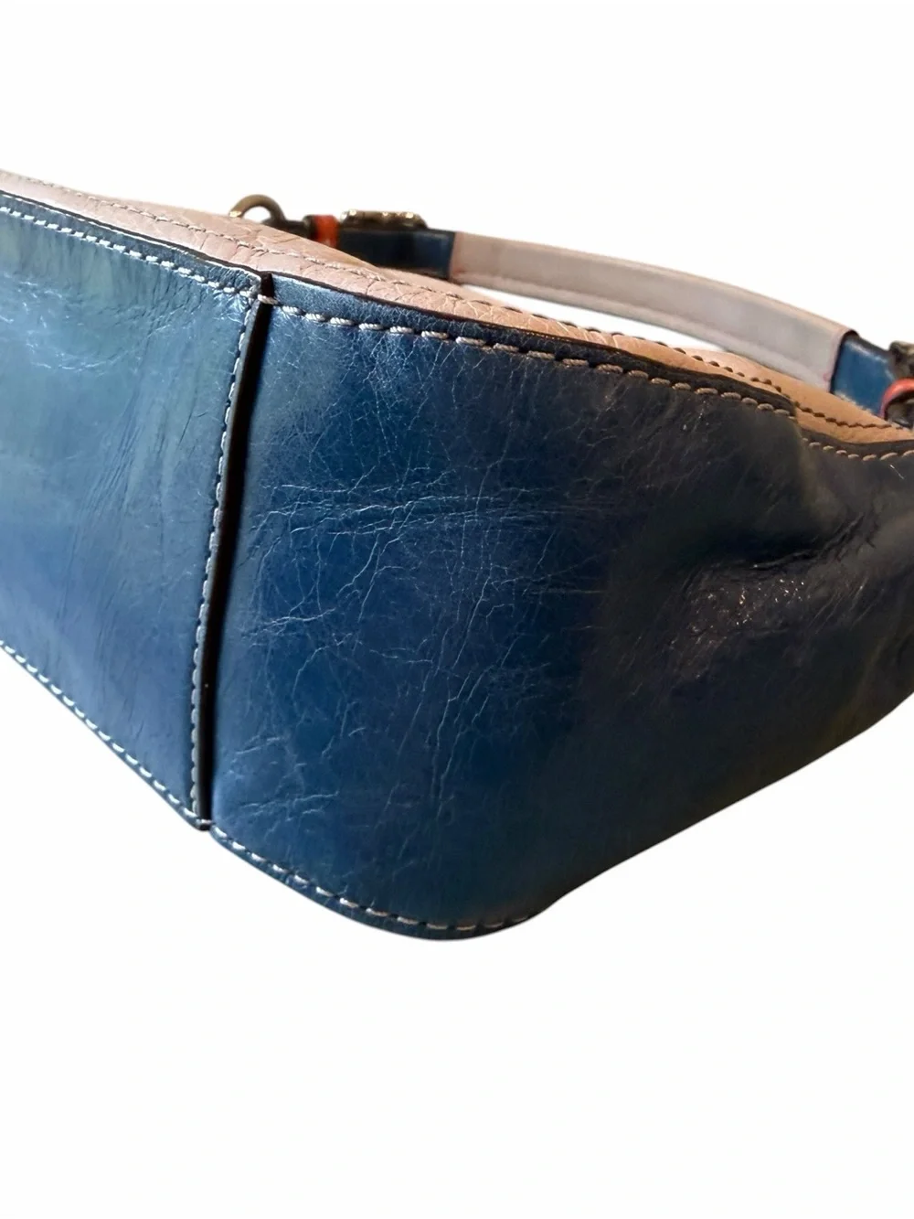 🧡💙 Vintage Coach Legacy Colorblock Willis City Bag 19035 Crossbody 💙🧡